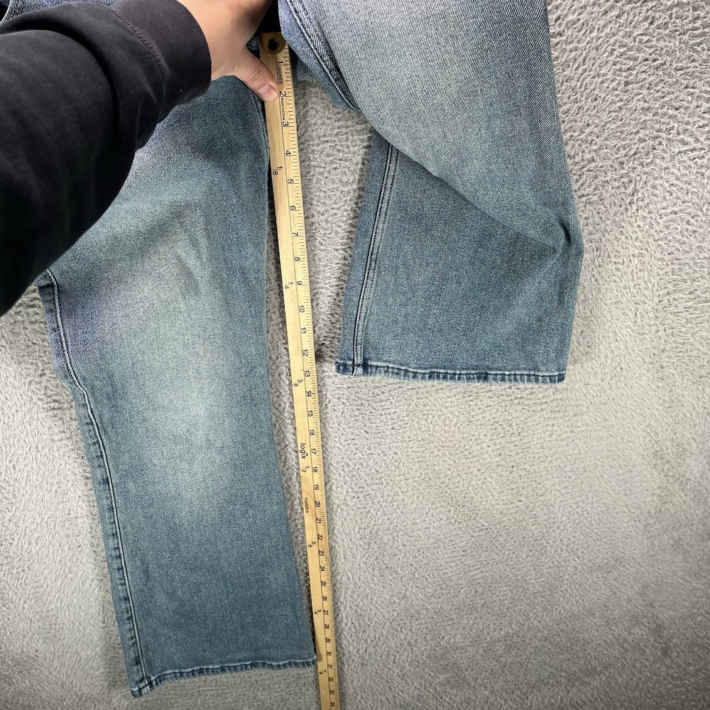 Hollister Low Rise Boot Jeans Womens Size 12 Blue Bootcut Stretch Denim 31x30 - Picture 12 of 15